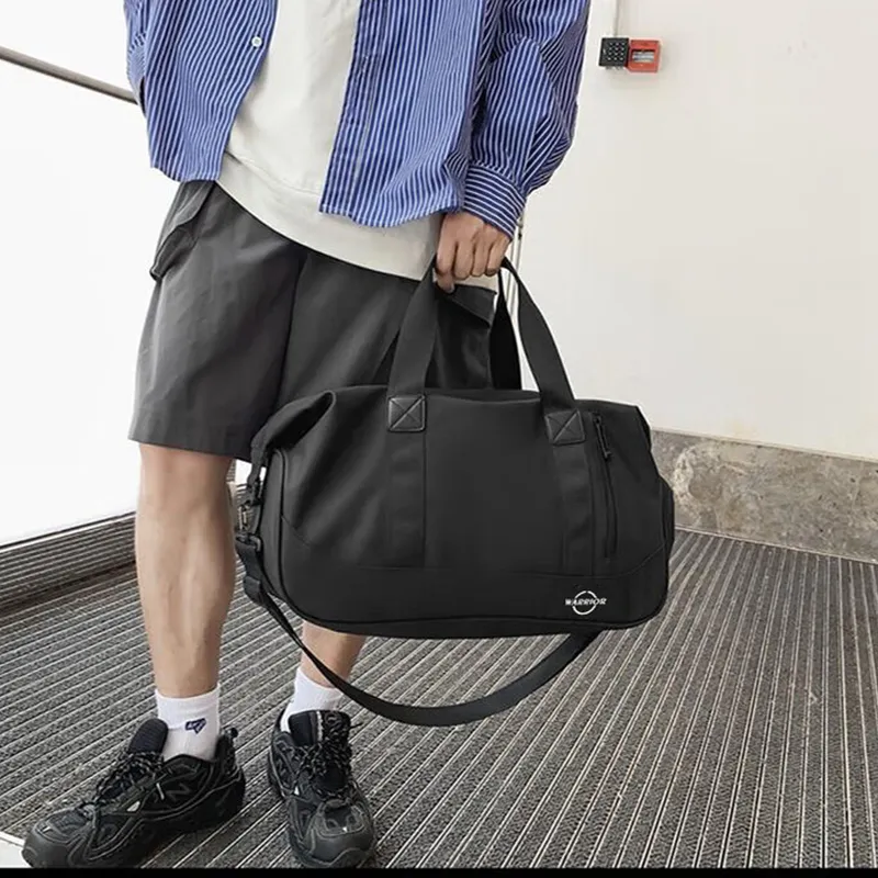 Warrior Oxford Travel Bag Regular Unisex Black/White-4