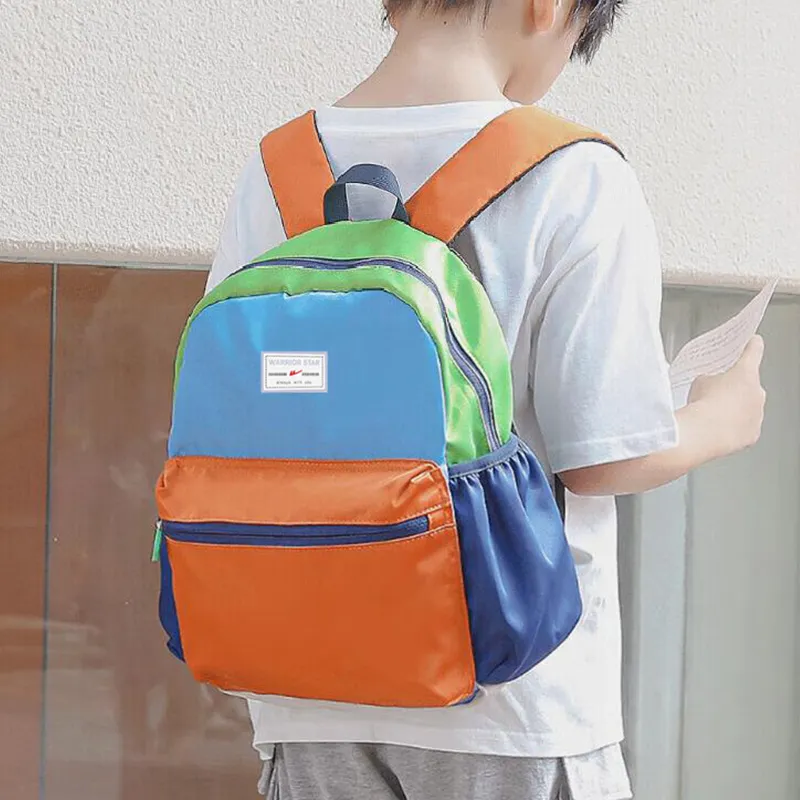 Warrior Nylon Backpack Men's Orange Red-3