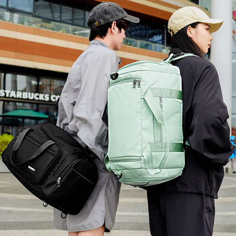Warrior Oxford Luggage Bags Unisex Black/Green-2