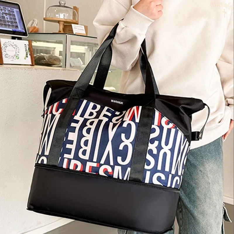 Warrior Oxford Travel Bag Unisex Black-3