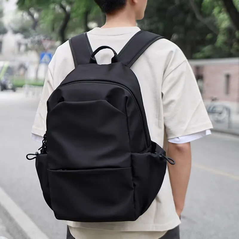 Warrior Nylon Fabric Bag Large Size Unisex Black/White-1
