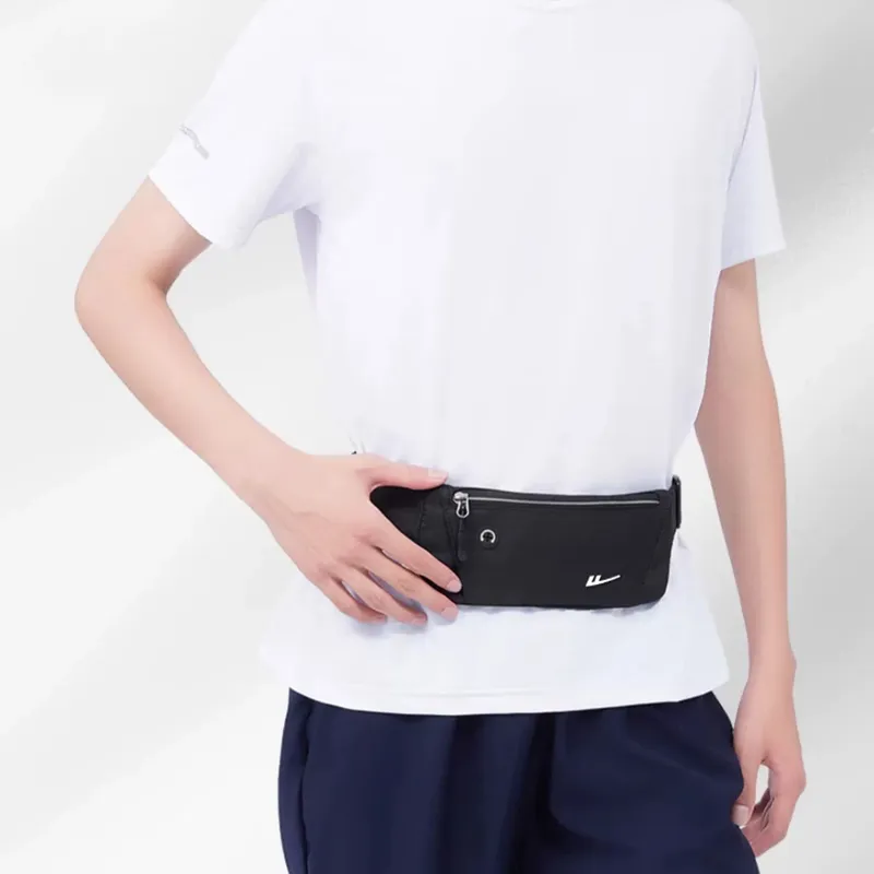 Warrior Nylon Fanny Pack Small Size Unisex Black/Orange-1