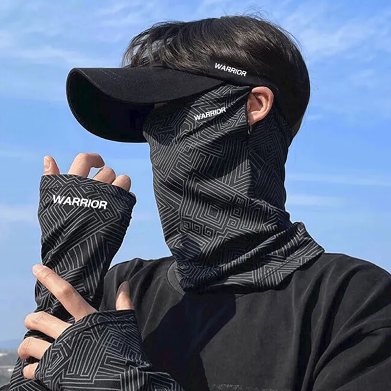 Warrior Polyester Sun Protection Masks Unisex-4