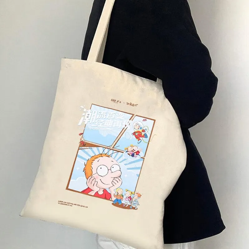 Warrior Canvas Bag Unisex Beige-1
