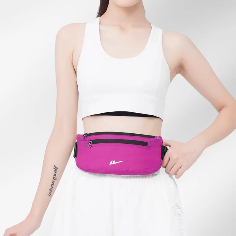 Warrior Nylon Fanny Pack Regular Unisex Black/Purple-6