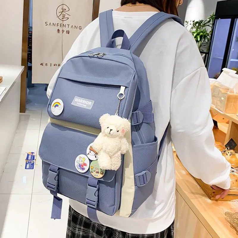 Warrior Canvas Backpack Regular Unisex Multicolor-1