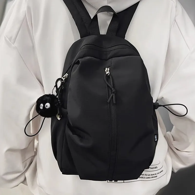 Warrior Nylon Fabric Backpack Regular Unisex White/Black-1