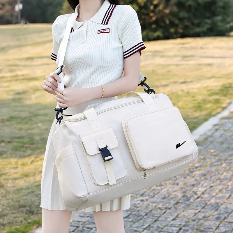 Warrior Oxford Gym Bag Large Size Unisex Ecru-4