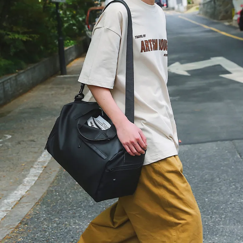 Warrior Oxford Gym Bag Large Size Unisex Black-4