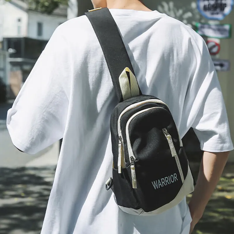 Warrior Nylon Sling Bag Regular Unisex Multicolor-2