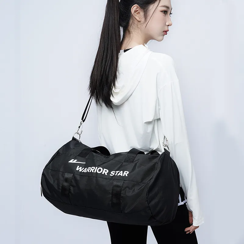 Warrior Oxford Gym Bag Unisex Black-4
