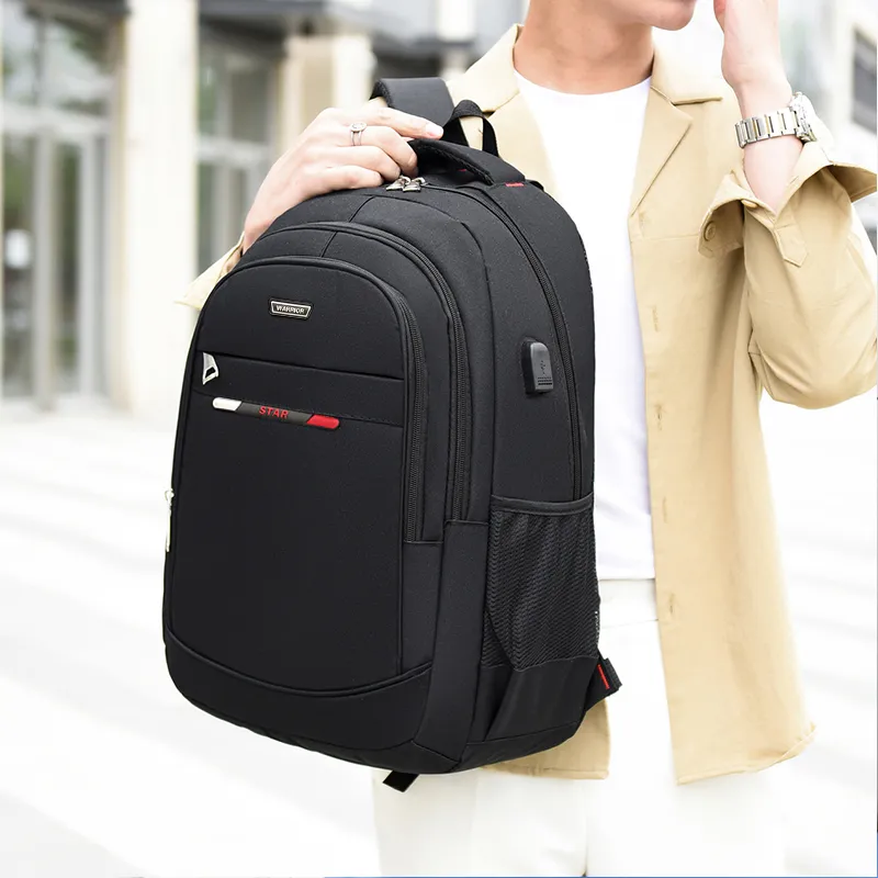 Warrior Oxford Backpack Unisex Black-2