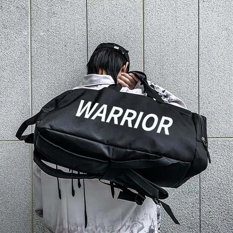 Warrior Travel Bag Oxford Large Size Unisex Black-3
