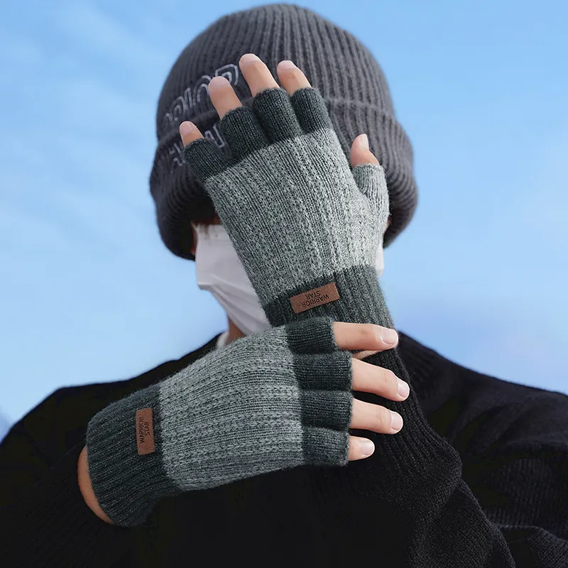 Warrior Knitted Fabric Knit Gloves Unisex-6