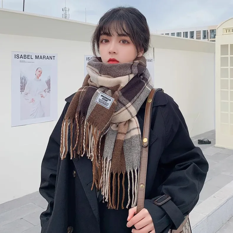 Warrior Cotton Polyester Blend Knit Scarves Unisex-4