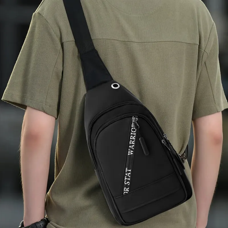Warrior Oxford Sling Bag Regular Men's Black-2