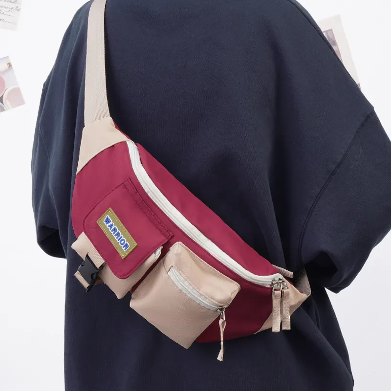 Warrior Nylon Sling Bag Regular Unisex Red-4