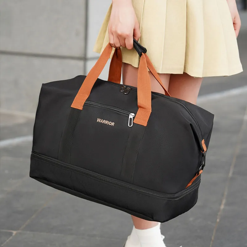 Warrior Oxford Travel Bag Unisex Black-3