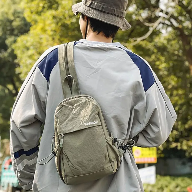 Warrior Nylon Backpack Unisex Green/Black-3