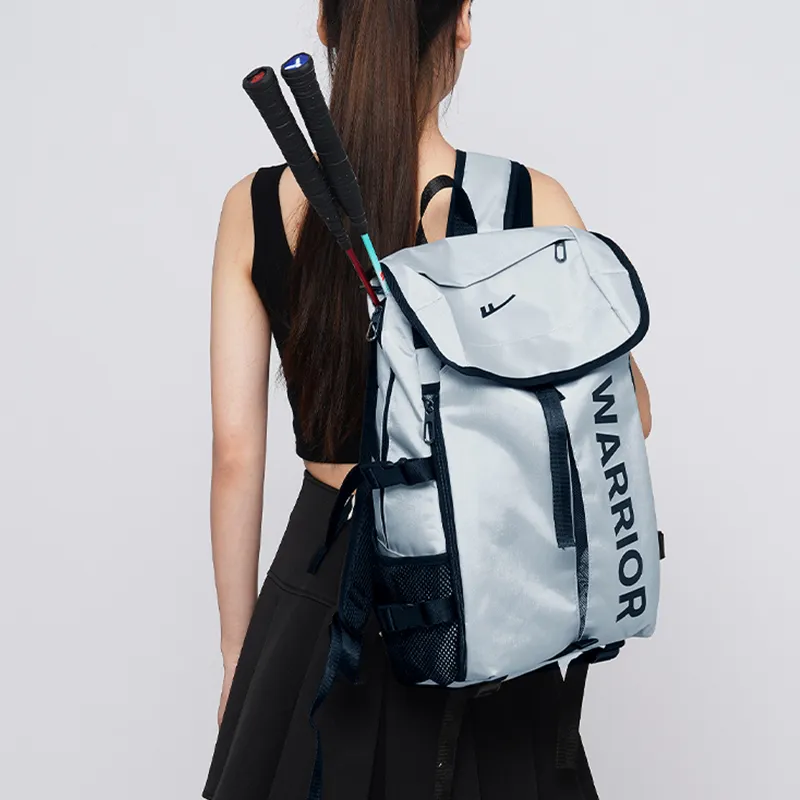 Warrior Oxford Fabric Backpack Regular Unisex Black/White-1