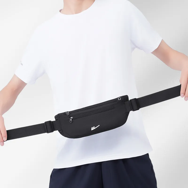 Warrior Nylon Fanny Pack Regular Unisex Black/Purple-3