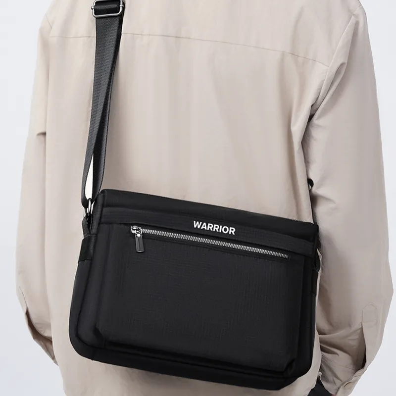 Warrior Oxford Crossbody Bag Men's Black-7