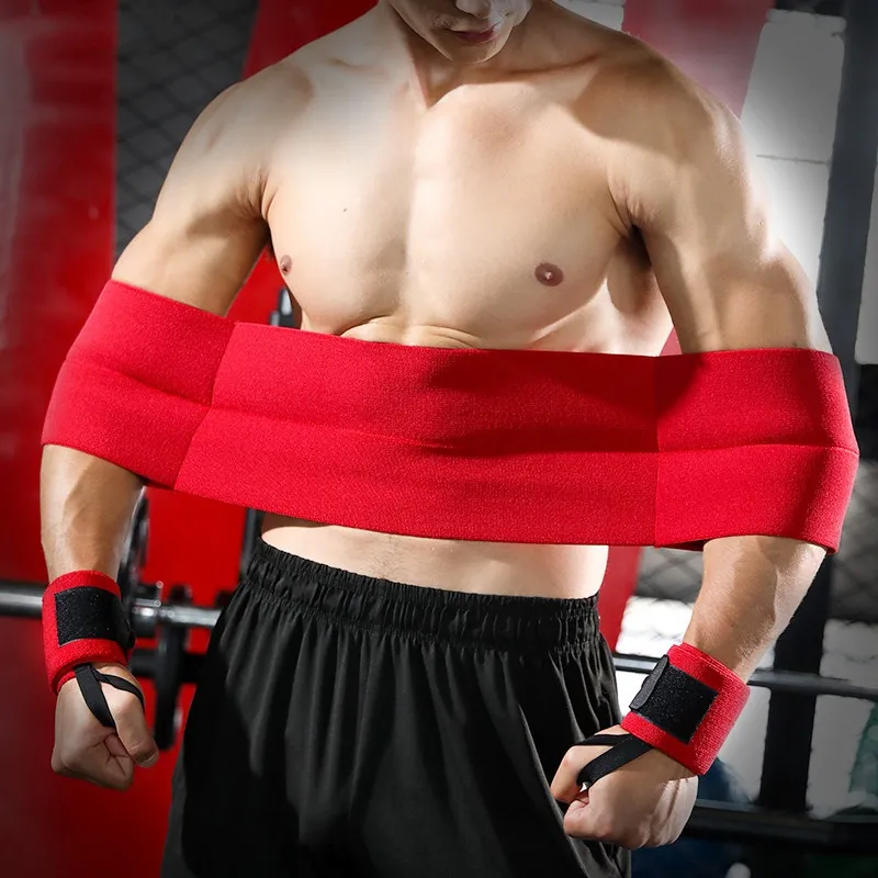 Baijia Fitness Bench Press, Pull Apart, And Squat Machine Power Lacing Protective Red-2