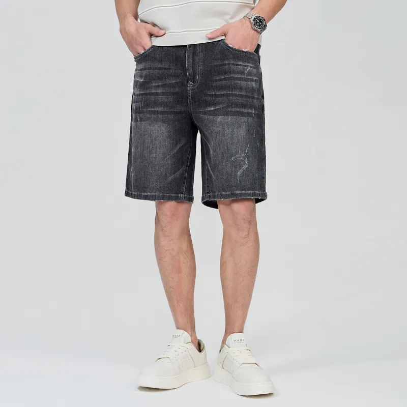 Dance With Wolves Denim Shorts Men's-4