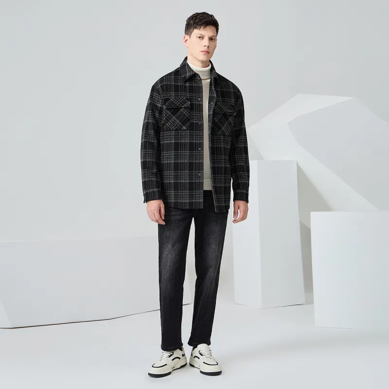 Dance With Wolves Jackets Coats Men's Black-3