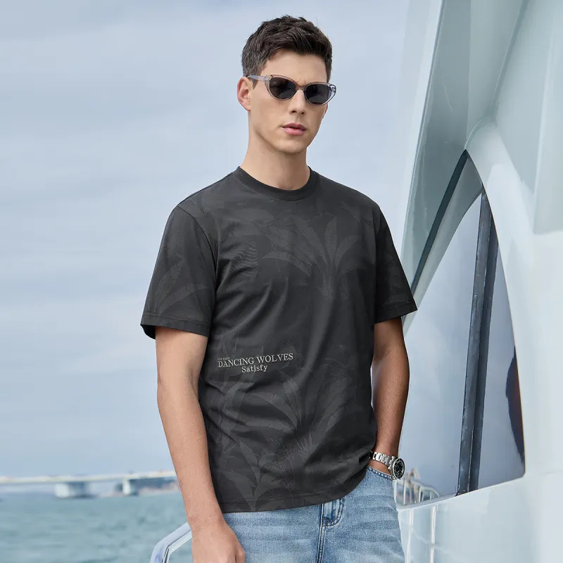 Dance With Wolves T Shirt Men's Dark Gray-5
