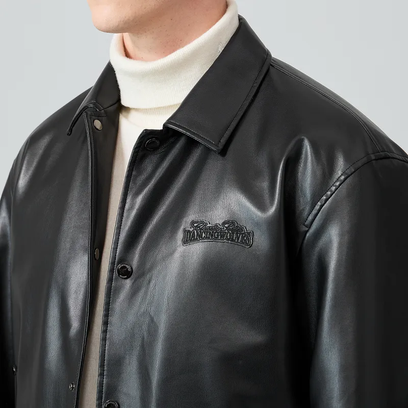 Dance With Wolves Jackets Coats Men's Black-3