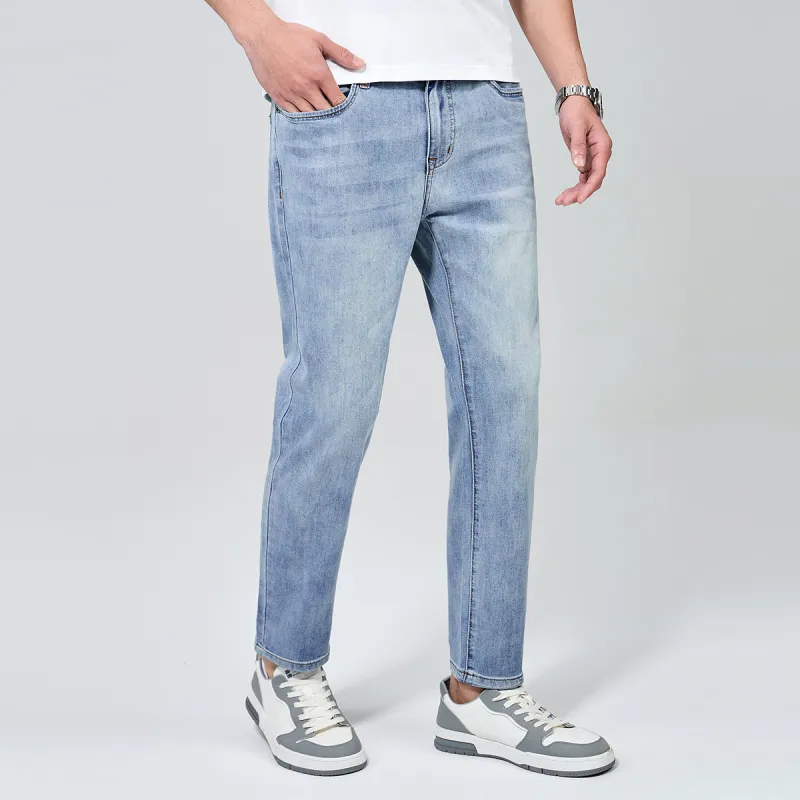 Dance With Wolves Jeans Men's Light Blue-4