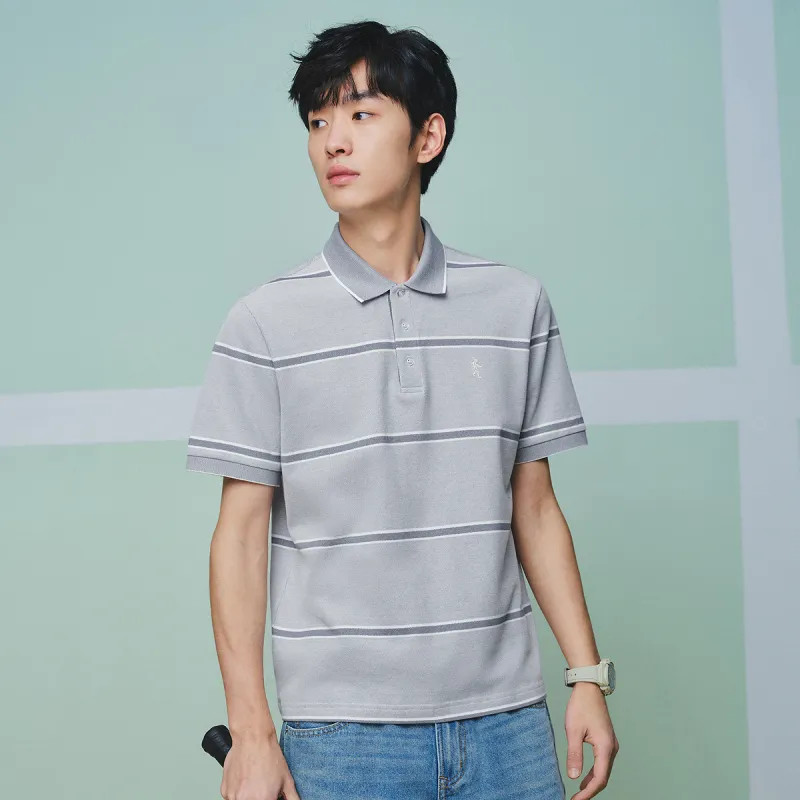 Dance With Wolves Polo Shirt Men's Light Blue-4