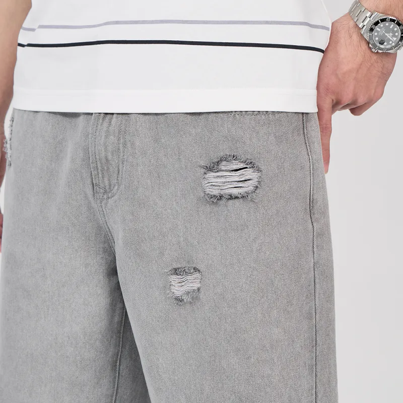 Dance With Wolves Denim Shorts Men's Medium Gray-6