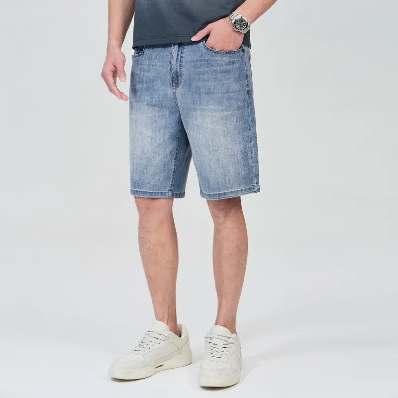 Dance With Wolves Denim Shorts Men's-9