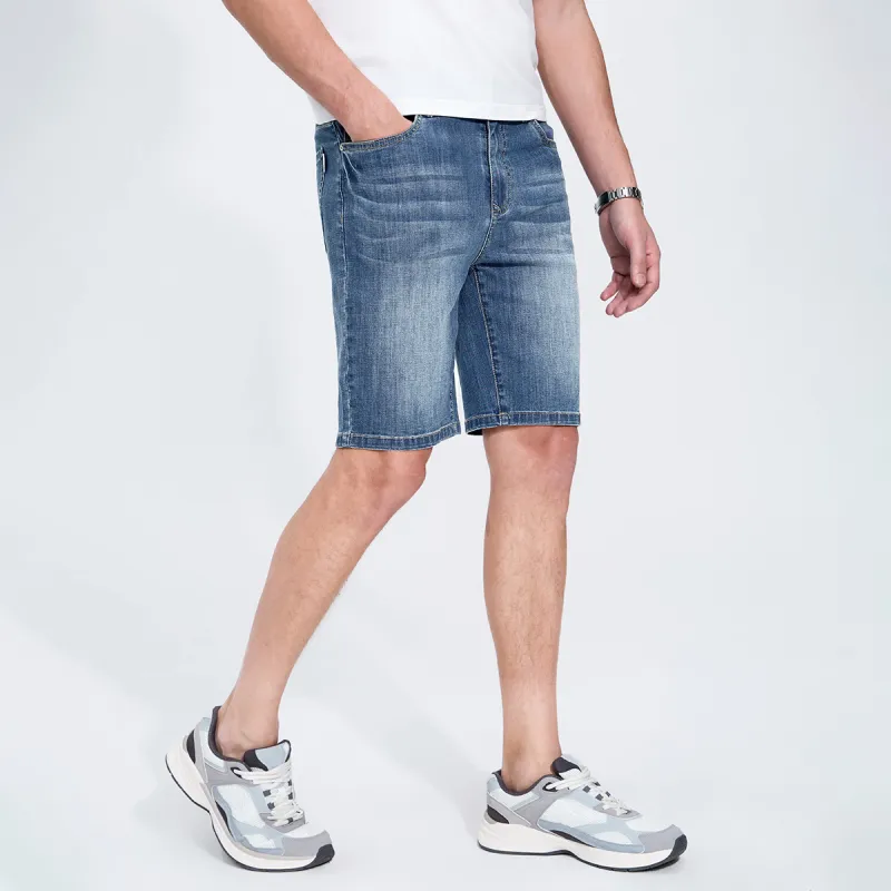 Dance With Wolves Denim Shorts Men's Medium Blue-2