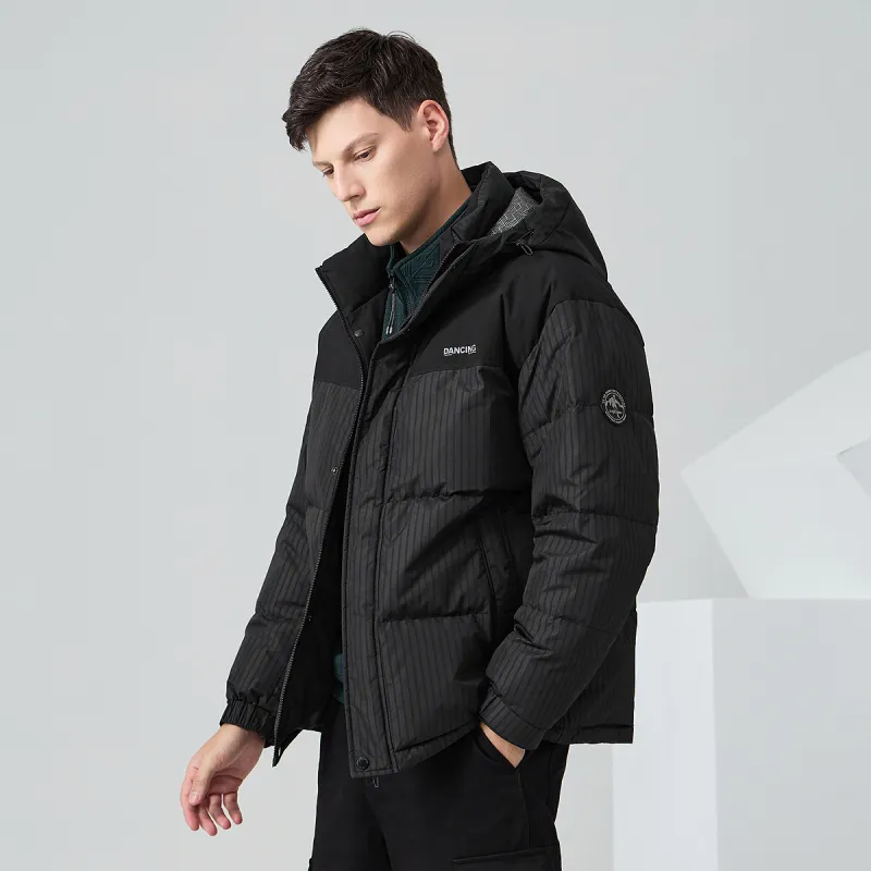 Dance With Wolves Down Jacket Men's Black-3