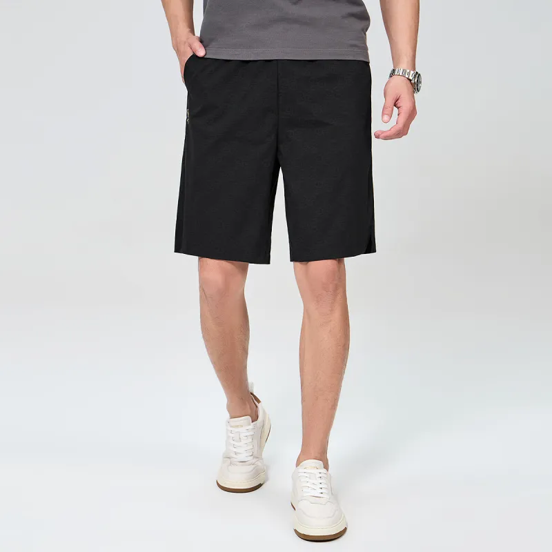 Dance With Wolves Casual Shorts Men's Black-2