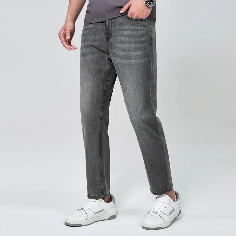 Dance With Wolves Jeans Men's Medium Gray-5