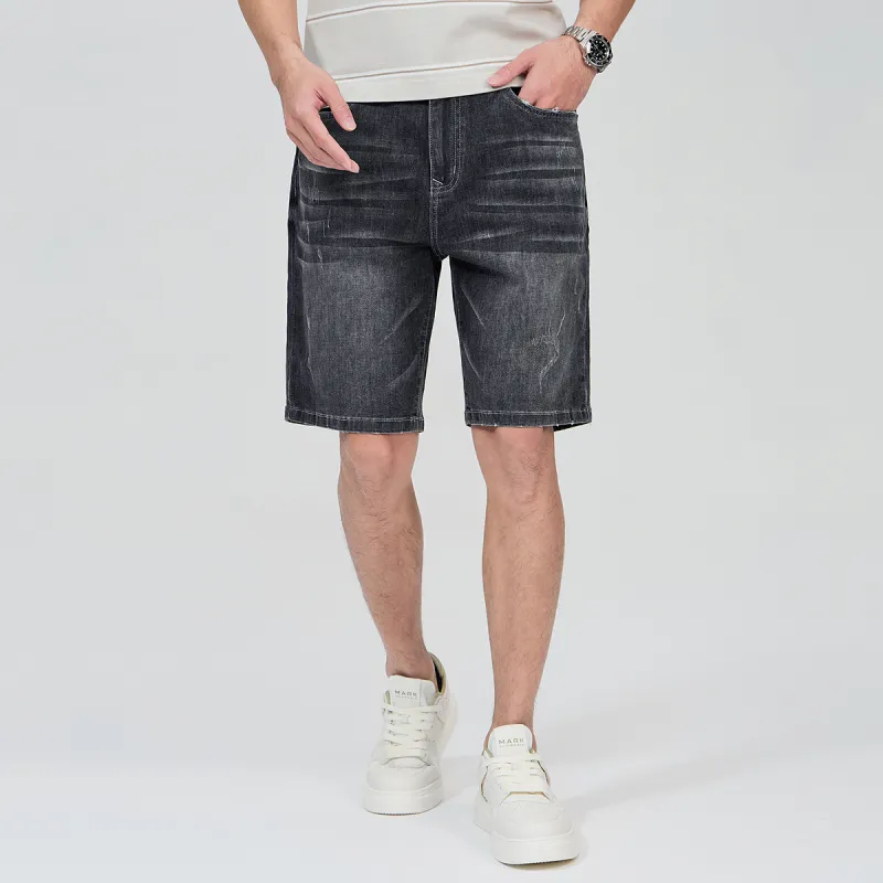 Dance With Wolves Denim Shorts Men's-5