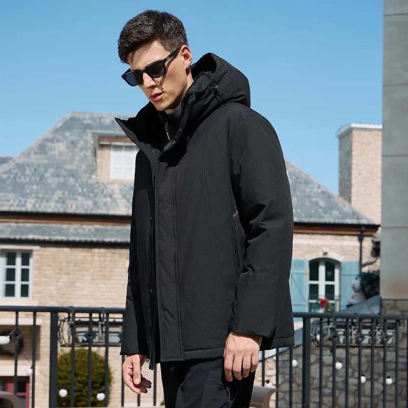 Dance With Wolves Down Jacket Men's Black-5