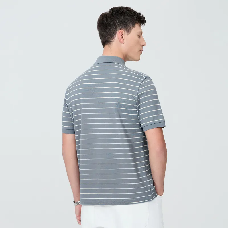 Dance With Wolves Polo Shirt Men's Light Blue-4