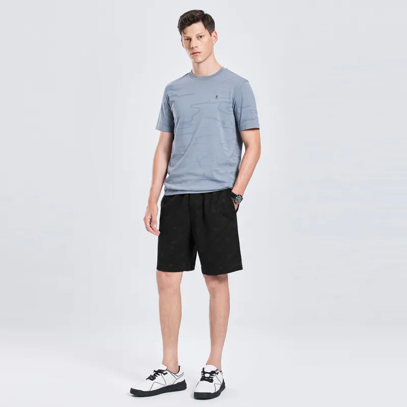 Dance With Wolves Casual Shorts Men's Black-2