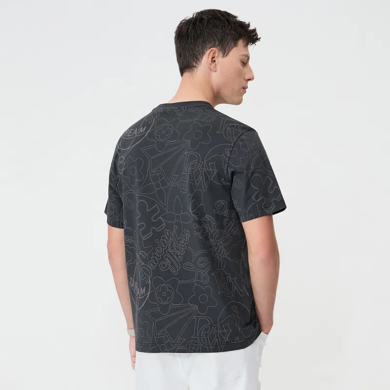Dance With Wolves T Shirt Men's Dark Gray-3