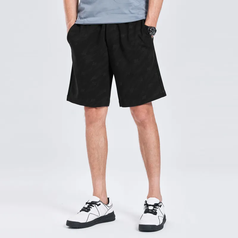 Dance With Wolves Casual Shorts Men's Black-6
