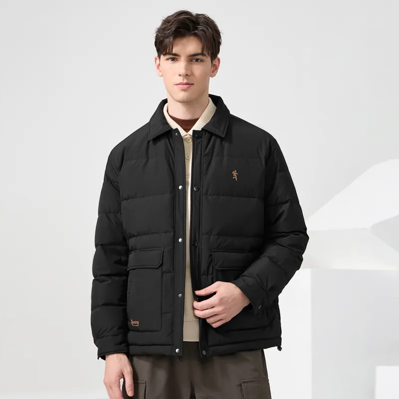 Dance With Wolves Down Jacket Men's Black-5