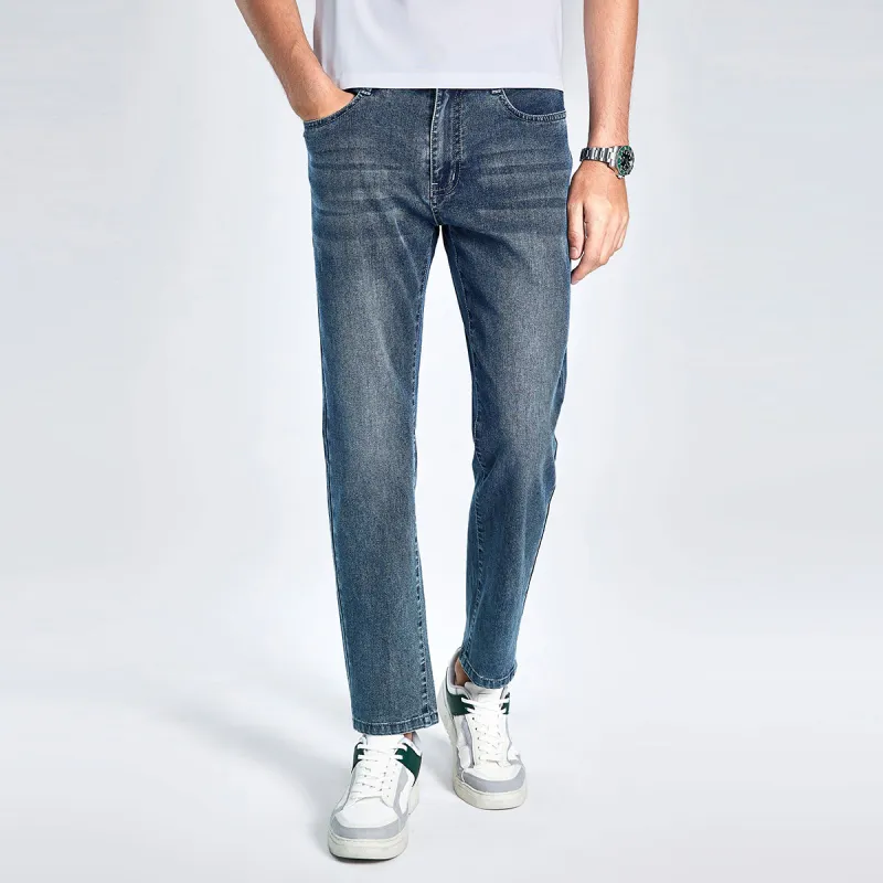 Dance with wolves Jeans Men Gray Blue 103-4