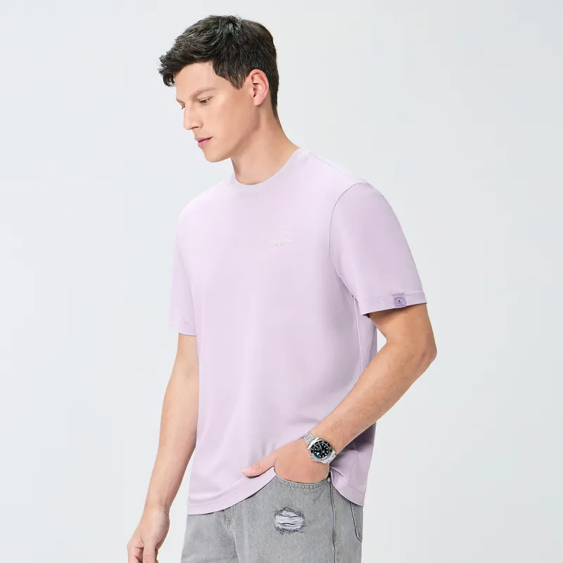 Dance With Wolves T Shirt Men's Light Purple-4