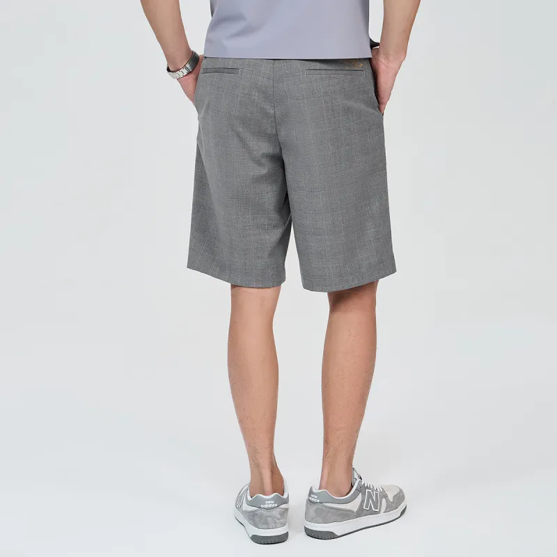 Dance With Wolves Casual Shorts Men's Light Gray-2