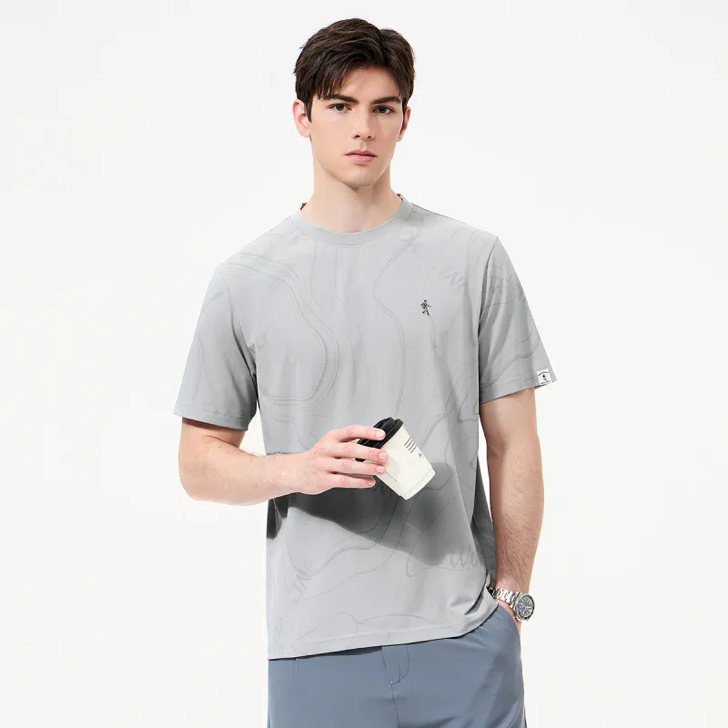 Dance With Wolves T Shirt Men's Silver White-3